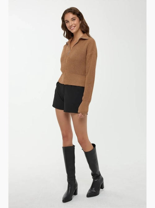 Cardigan met rits hiccup - Kiabi Cardigan met rits hiccup - Kiabi
