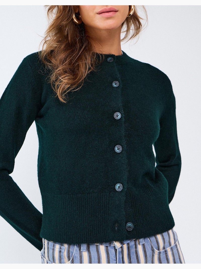 Cardigan, mo fashion Vert - Kiabi