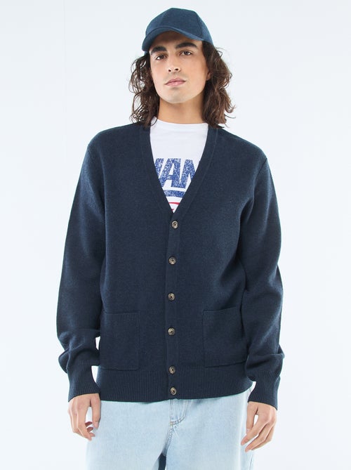 Cardigan uni - Kiabi