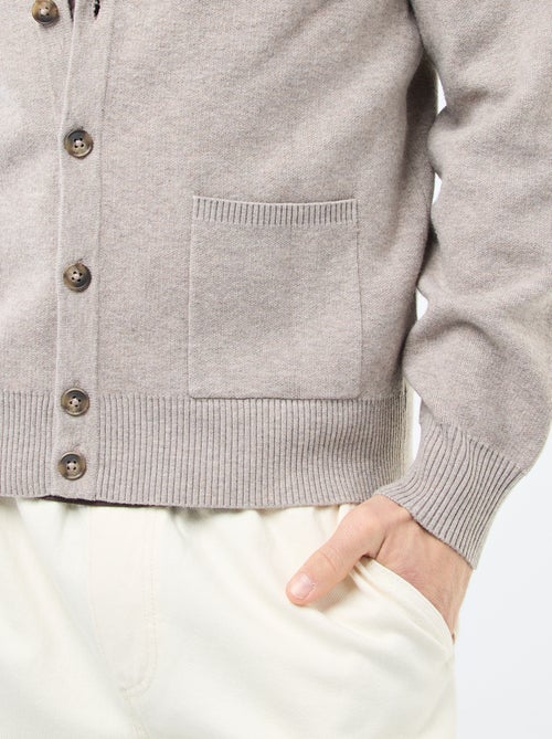 Cardigan uni - Kiabi