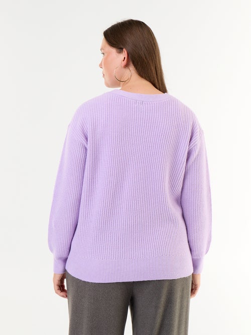 Cardiganvest met V-hals - Kiabi