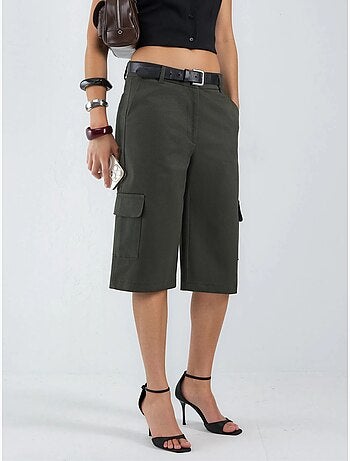 Cargo-shorts met lage taille (zonder riem) hiccup