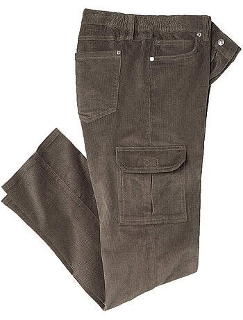 Cargobroek van ribfluweel - atlas for men