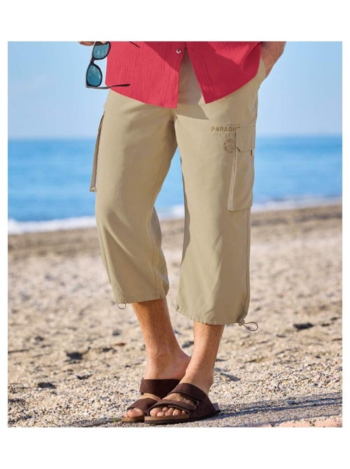 Cargokuitbroek van microvezel paradise - atlas for men - Kiabi