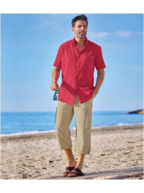 Cargokuitbroek van microvezel paradise - atlas for men - Kiabi