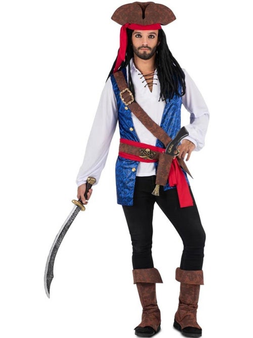 Caribisch piratenkostuum met hoed - Kiabi