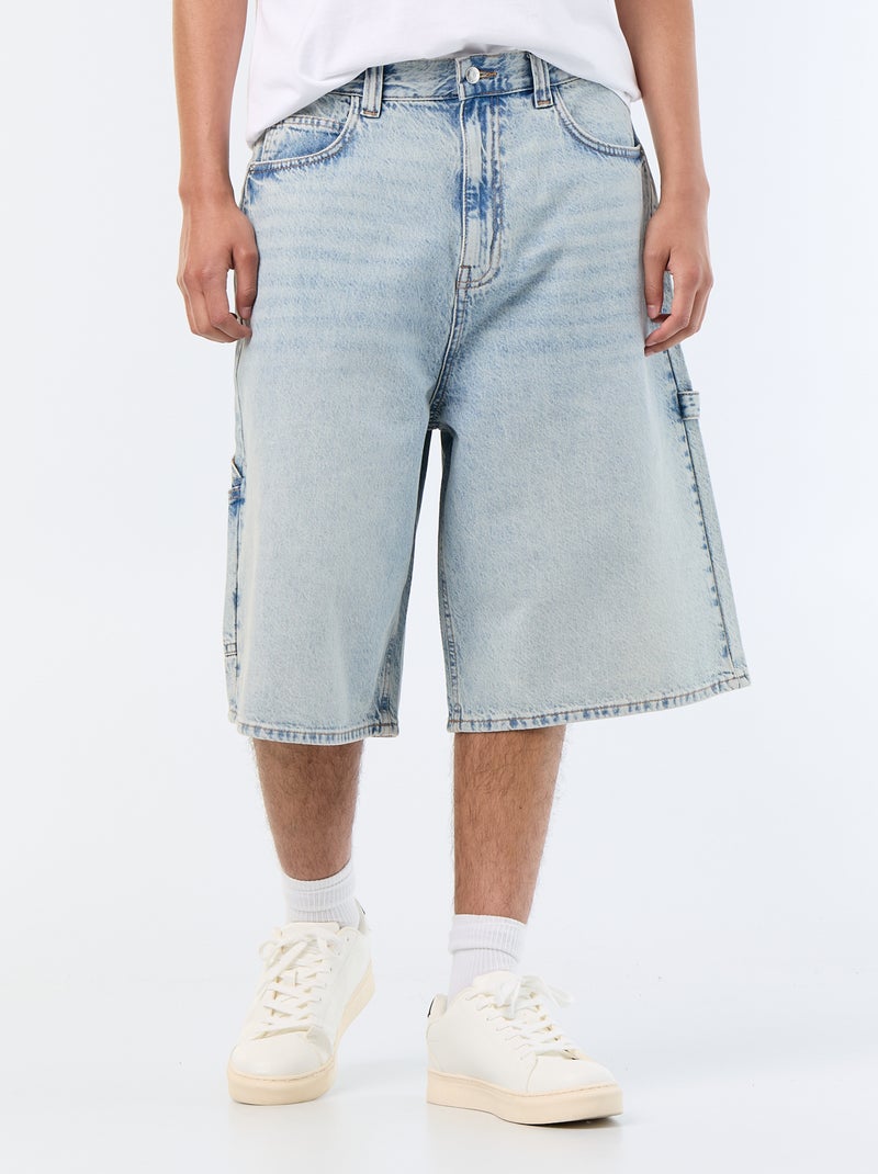Carpenter jeans bermuda Blauw - Kiabi