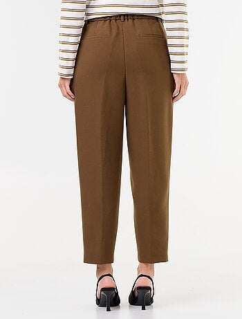 Carrot fit-broek met hoge taille