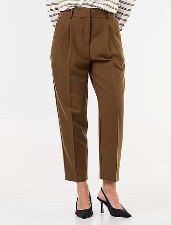 Carrot fit-broek met hoge taille