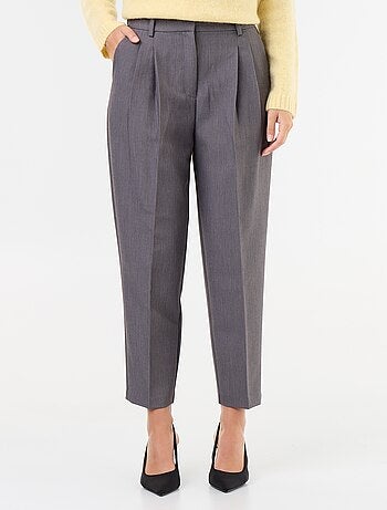 Carrot fit-broek met hoge taille