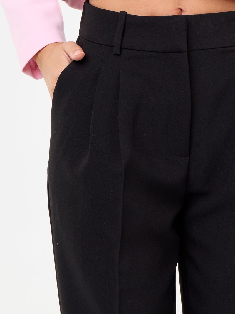 Carrot fit-broek met hoge taille Zwart - Kiabi