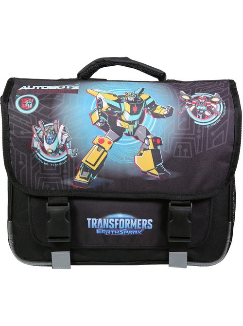 Cartable 38 cm Transformers Noir - Kiabi Cartable 38 cm Transformers Noir - Kiabi