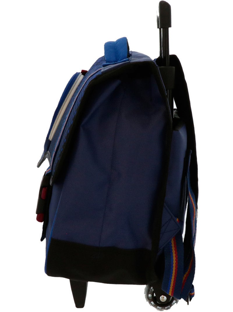 Cartable à roulettes – 2 compartiments – 41 cm – FC Barcelone Multicolore - Kiabi
