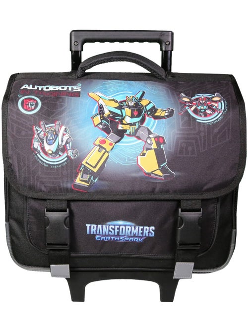 Cartable à roulettes 38 cm Transformers Noir - Kiabi Cartable à roulettes 38 cm Transformers Noir - Kiabi