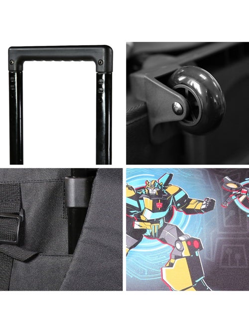 Cartable à roulettes 38 cm Transformers Noir - Kiabi Cartable à roulettes 38 cm Transformers Noir - Kiabi