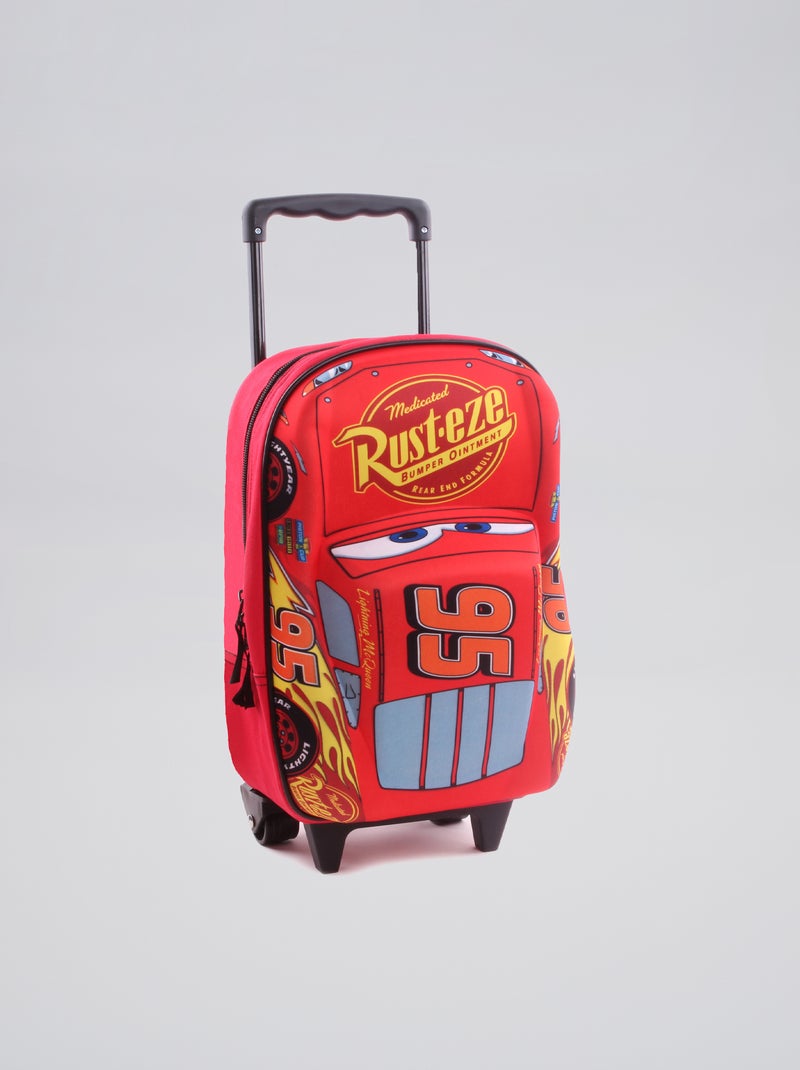 Cartable à roulettes 'Cars' rouge - Kiabi
