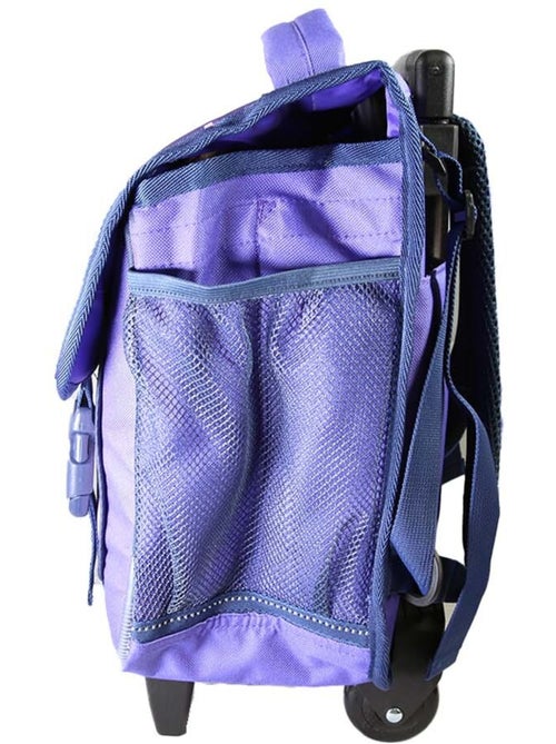 Cartable à roulettes fille Cybel 38 cm violet 2 compartiments primaire - Kiabi Cartable à roulettes fille Cybel 38 cm violet 2 compartiments primaire - Kiabi