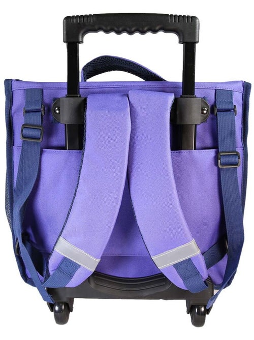 Cartable à roulettes fille Cybel 38 cm violet 2 compartiments primaire - Kiabi Cartable à roulettes fille Cybel 38 cm violet 2 compartiments primaire - Kiabi