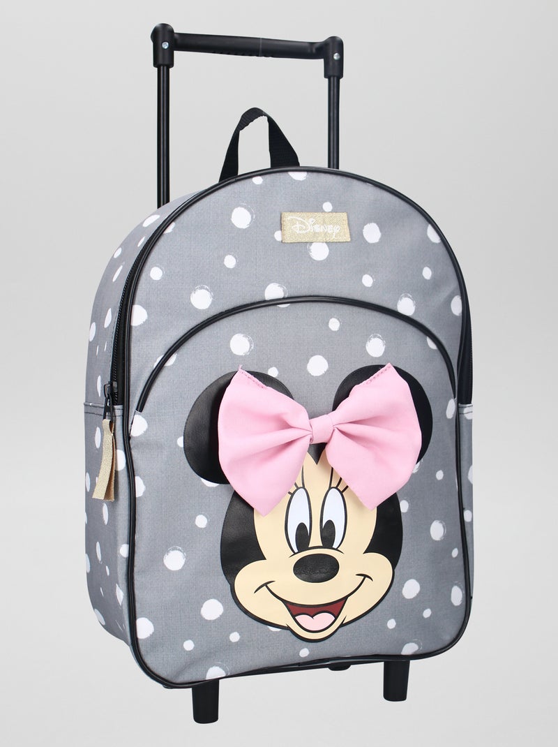 Cartable à roulettes 'Minnie' Gris - Kiabi