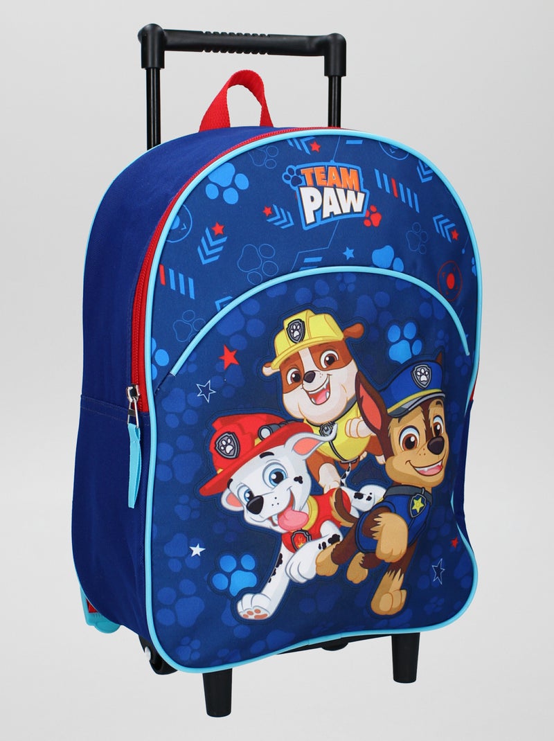 Cartable à roulettes 'Pat Patrouille' bleu - Kiabi
