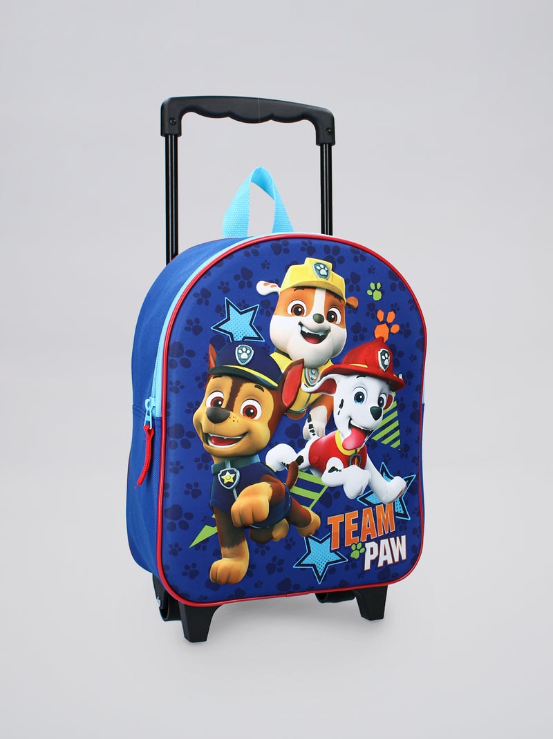 Cartable à roulettes 'Pat Patrouille' bleu - Kiabi