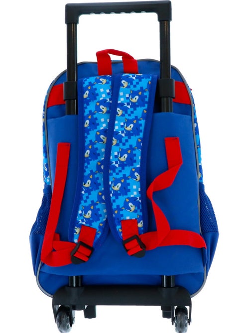 Cartable à roulettes Sonic Flash 48 cm à 2 compartiments zippés SONIC - Kiabi Cartable à roulettes Sonic Flash 48 cm à 2 compartiments zippés SONIC - Kiabi
