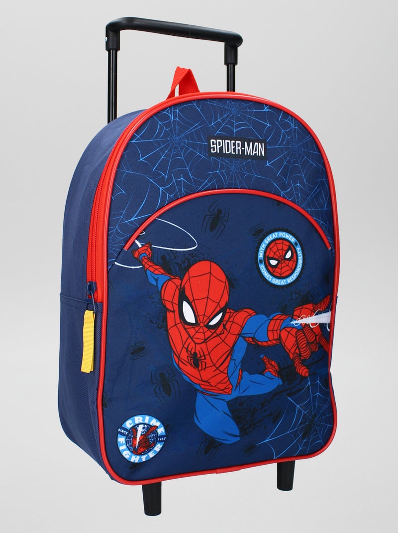 Cartable à roulettes 'Spider-Man' bleu - Kiabi