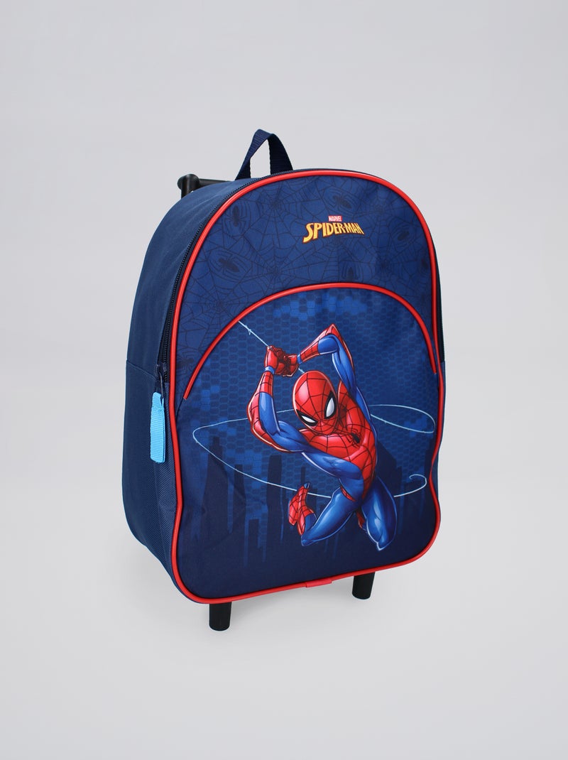 Cartable à roulettes 'Spider-Man' Bleu - Kiabi