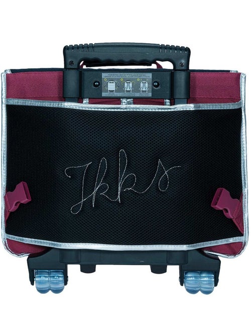 Cartable à roulettes textile avec poignée télescopique IKKS - Kiabi Cartable à roulettes textile avec poignée télescopique IKKS - Kiabi