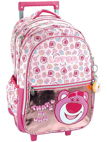 Cartable à roulettes Toy Story Lotso 46 cm poignée télescopique 4 roues