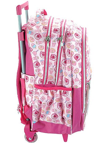 Cartable à roulettes Toy Story Lotso 46 cm poignée télescopique 4 roues