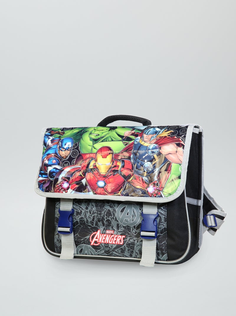 Cartable 'Avengers' en toile bleu - Kiabi