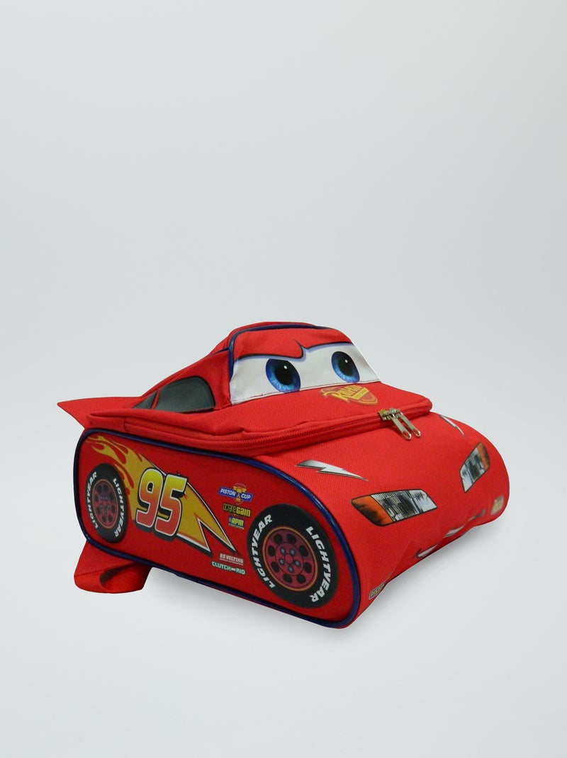 Cartable 'Cars' en toile rouge - Kiabi