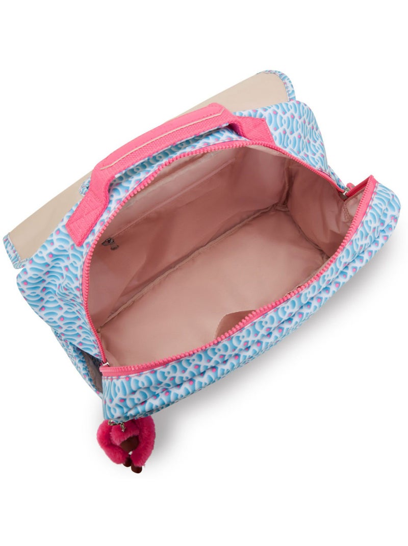 Cartable enfant Kipling Codie M Dreamy Geo 38 CM - Qualité premium Bleu Rose - Kiabi