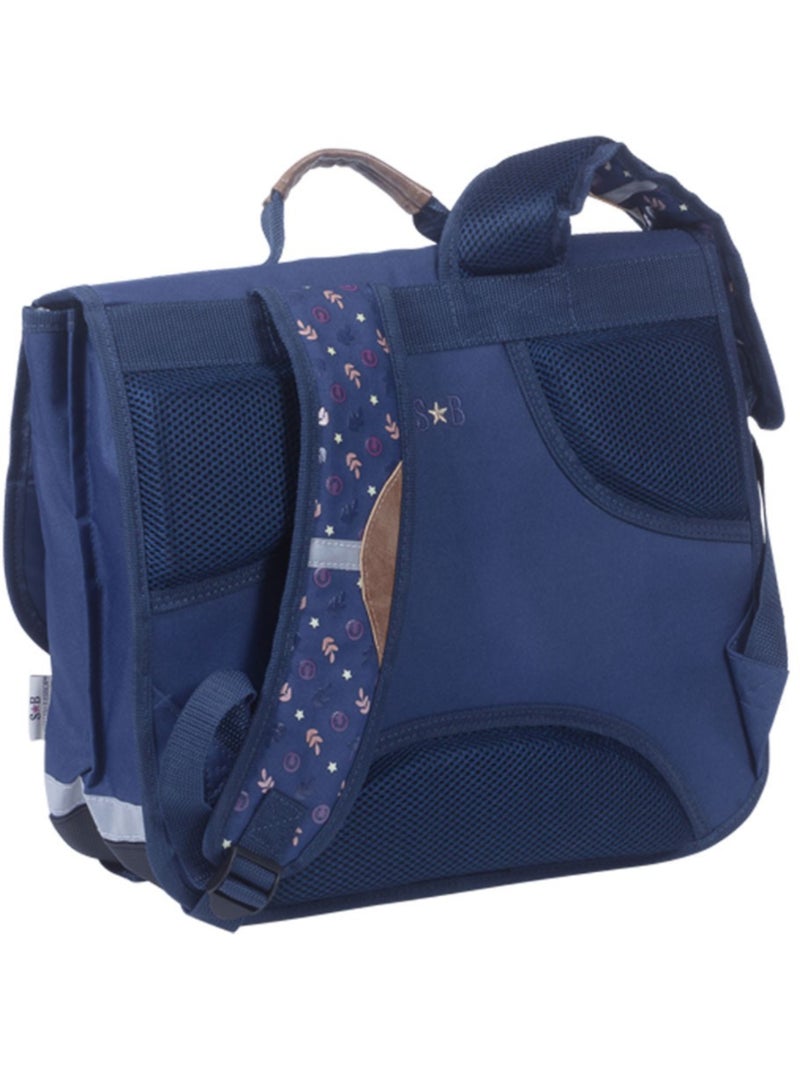 Cartable fille 38 cm 2 compartiments STALLA BIANCA Allure bleu Bleu - Kiabi