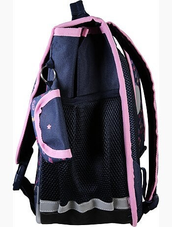 Cartable fille 38 cm STALLA BIANCA Cow Girl bleu
