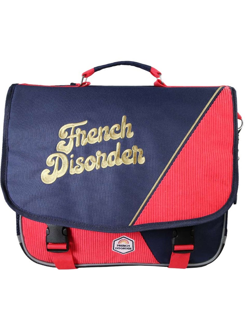 Cartable – French Disorder – 38 cm – CMP Rouge - Kiabi
