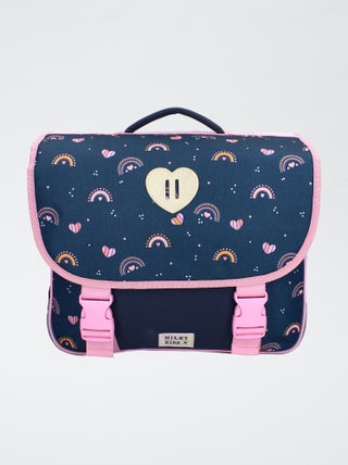 Cartable imprimé arc-en-ciel