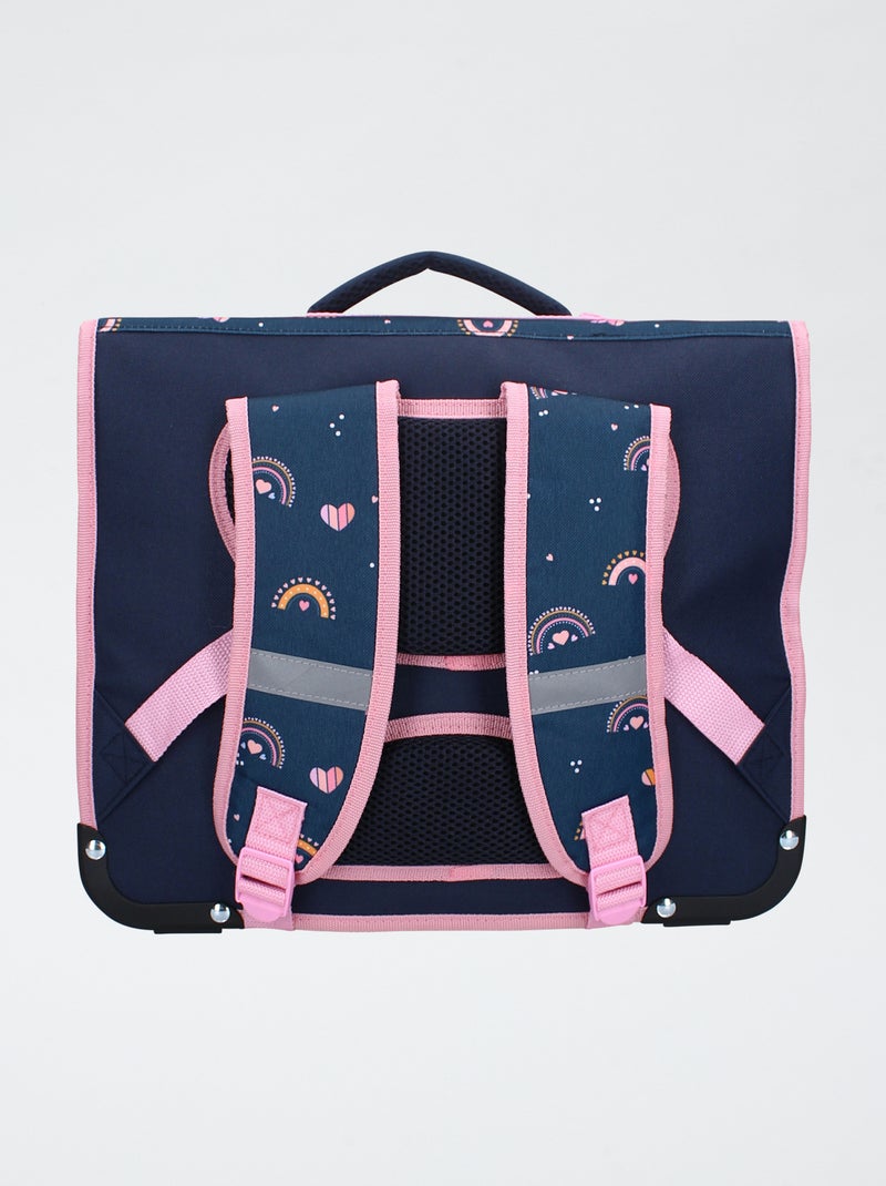 Cartable imprimé arc-en-ciel Bleu - Kiabi
