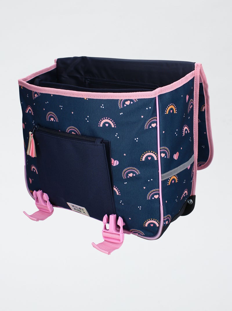 Cartable imprimé arc-en-ciel Bleu - Kiabi