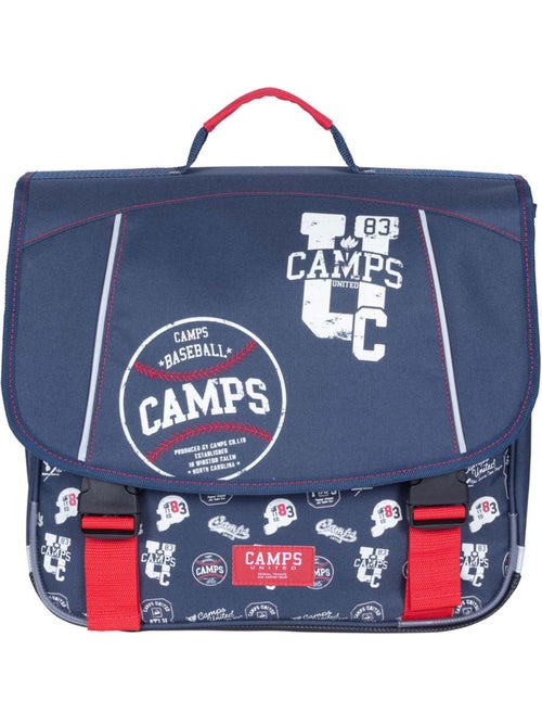 Cartable / sac à dos vintage CAMPS 38 cm – 2 compartiments à pattes - Kiabi Cartable / sac à dos vintage CAMPS 38 cm – 2 compartiments à pattes - Kiabi