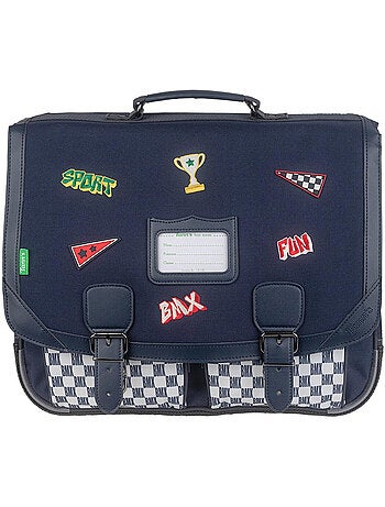 Cartable sans roulettes Tann's Mathéo 41 cm 2 compartiments en polyester éco