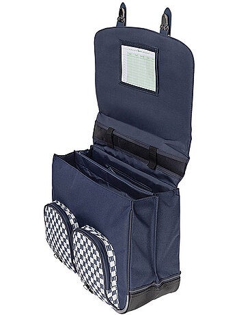 Cartable sans roulettes Tann's Mathéo 41 cm 2 compartiments en polyester éco