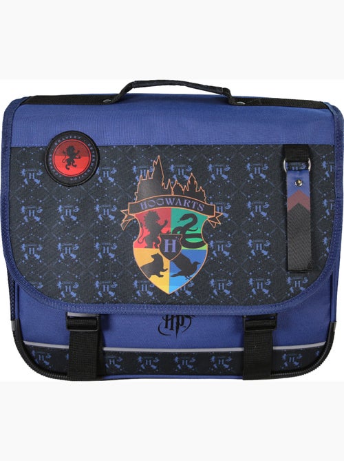 Cartable scolaire 38 cm 2 compartiments HARRY POTTER Hogwarts bleu noir - Kiabi Cartable scolaire 38 cm 2 compartiments HARRY POTTER Hogwarts bleu noir - Kiabi