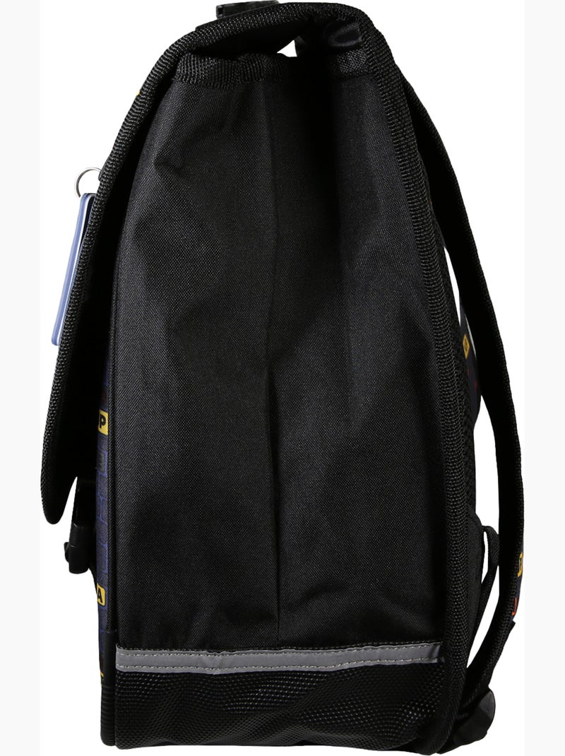 Cartable scolaire 38 cm 2 compartiments KIP School Time bleu noir Bleu marine - Kiabi