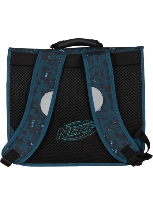 Cartable scolaire 38 cm 2 compartiments NERF Splash bleu - Kiabi Cartable scolaire 38 cm 2 compartiments NERF Splash bleu - Kiabi