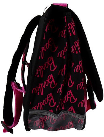 Cartable scolaire barbie en textile avec imprimés style icon