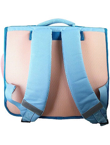 Cartable scolaire fille Cybel Licorne 38 cm bleu et rose 2 compartiments
