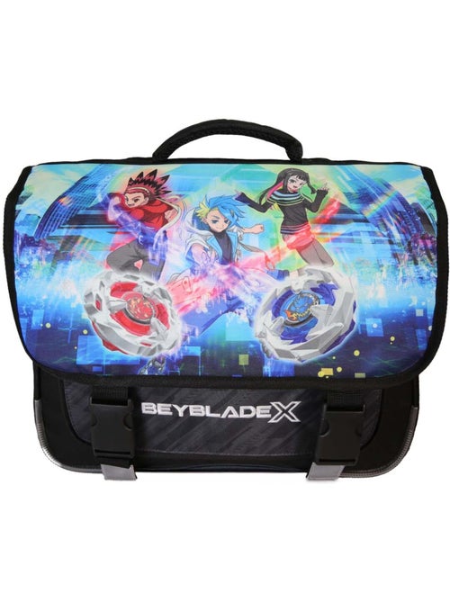 Cartable scolaire garçon 38 cm 2 compartiments BEYBLADE X noir bleu - Kiabi Cartable scolaire garçon 38 cm 2 compartiments BEYBLADE X noir bleu - Kiabi