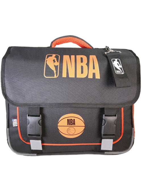 Cartable scolaire garçon 38 cm 2 compartiments NBA noir orange - Kiabi Cartable scolaire garçon 38 cm 2 compartiments NBA noir orange - Kiabi